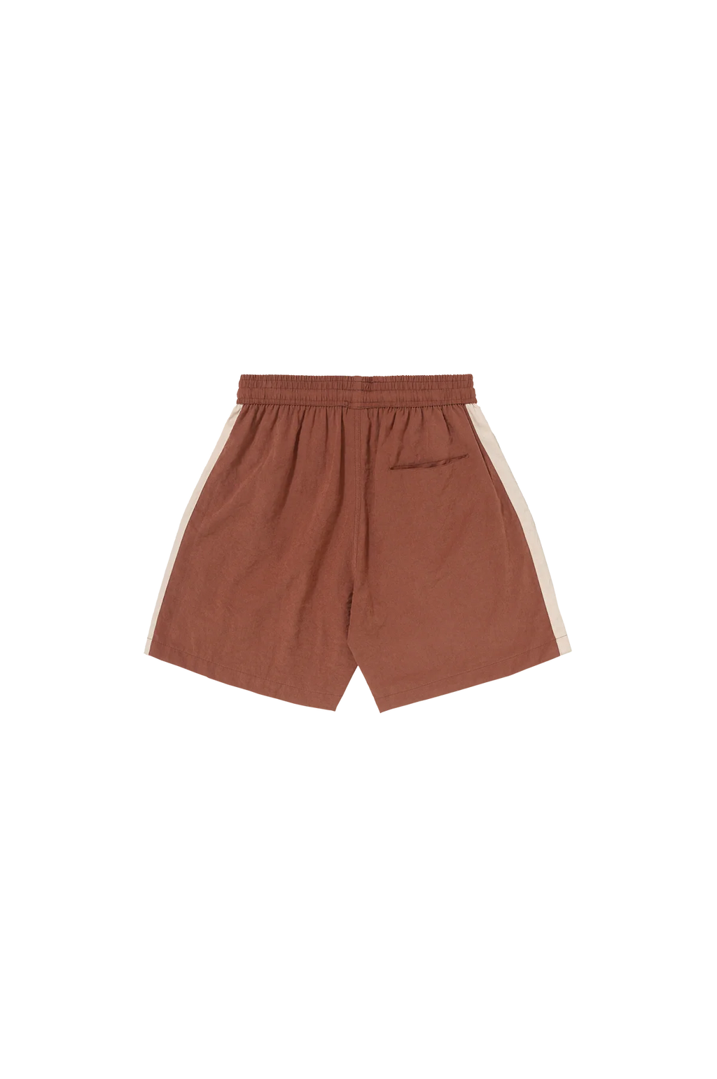 Shorts Esportivo Clássico Marrom Barra