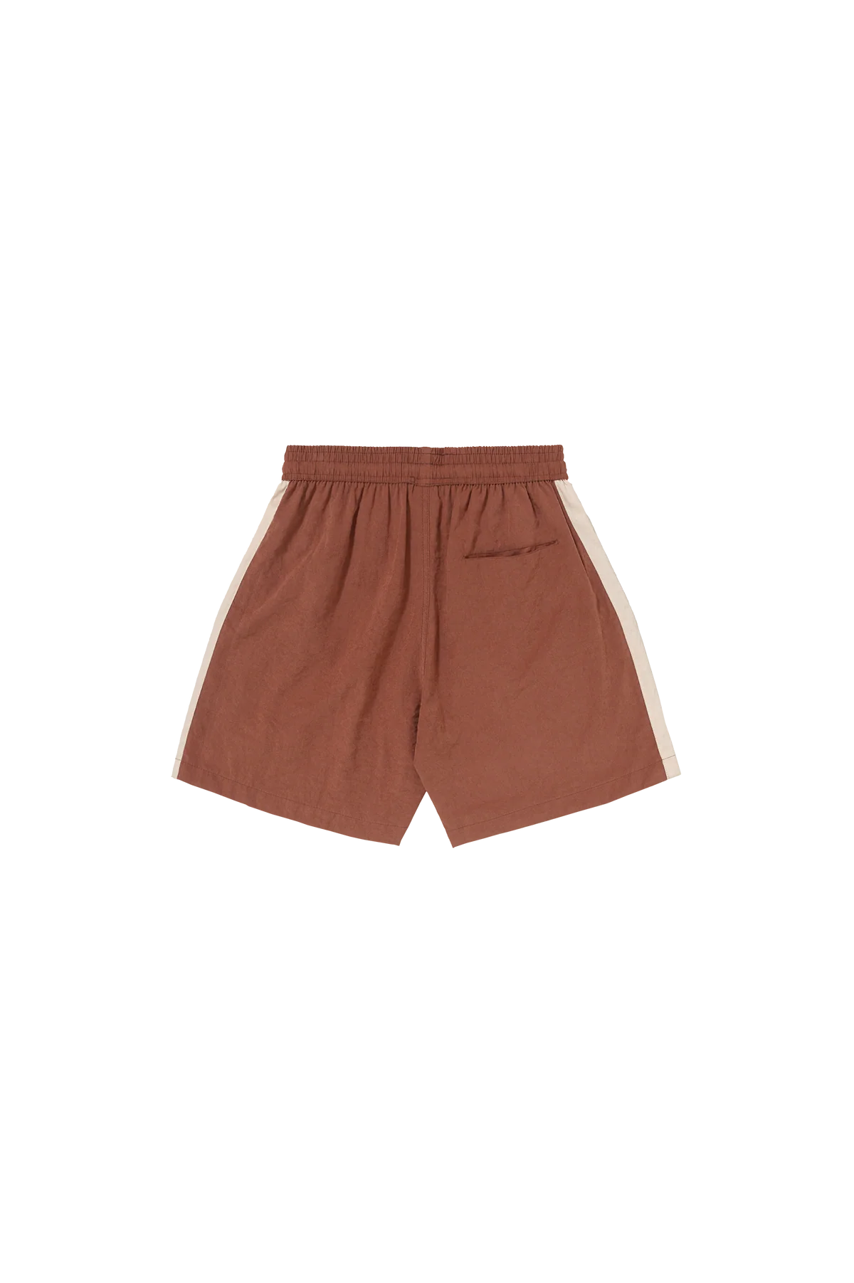 Shorts Esportivo Clássico Marrom Barra