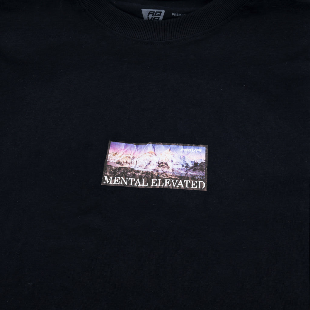 Camiseta Mental Elevated Preta AQVA