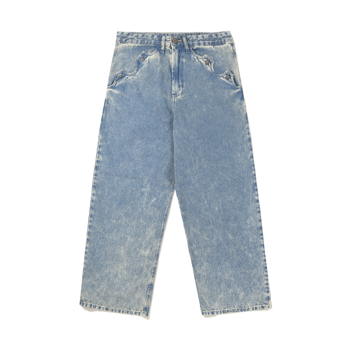 Calça Jeans Clássica Azul Barra