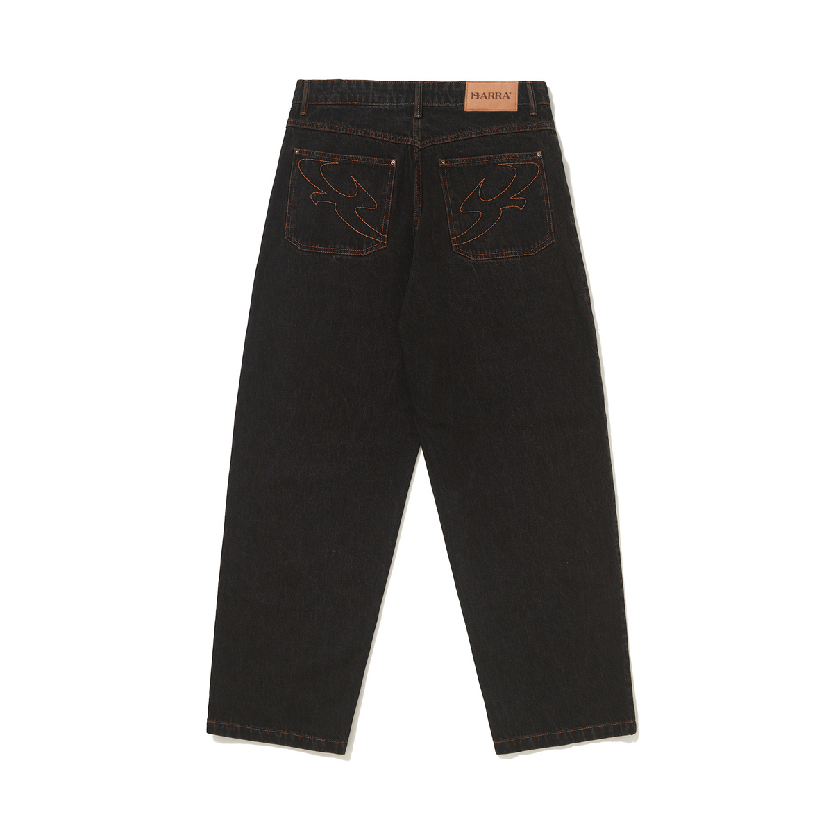 Calça Jeans Clássica Preta Barra