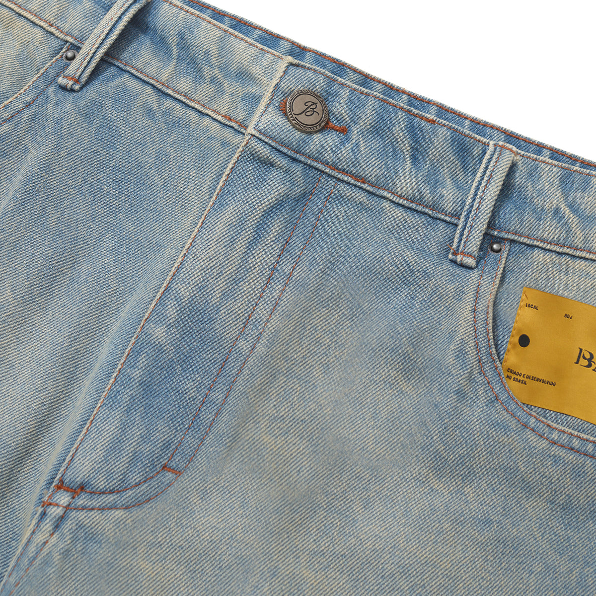 Calça Jeans Clássica Azul Barra