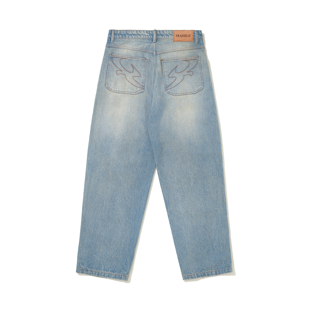 Calça Jeans Clássica Azul Barra
