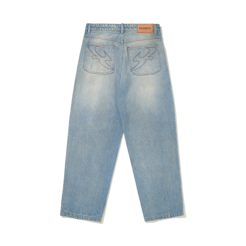 Calça Jeans Clássica Azul Barra