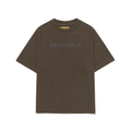 Camiseta Barra Logo Remix Marrom Estonado