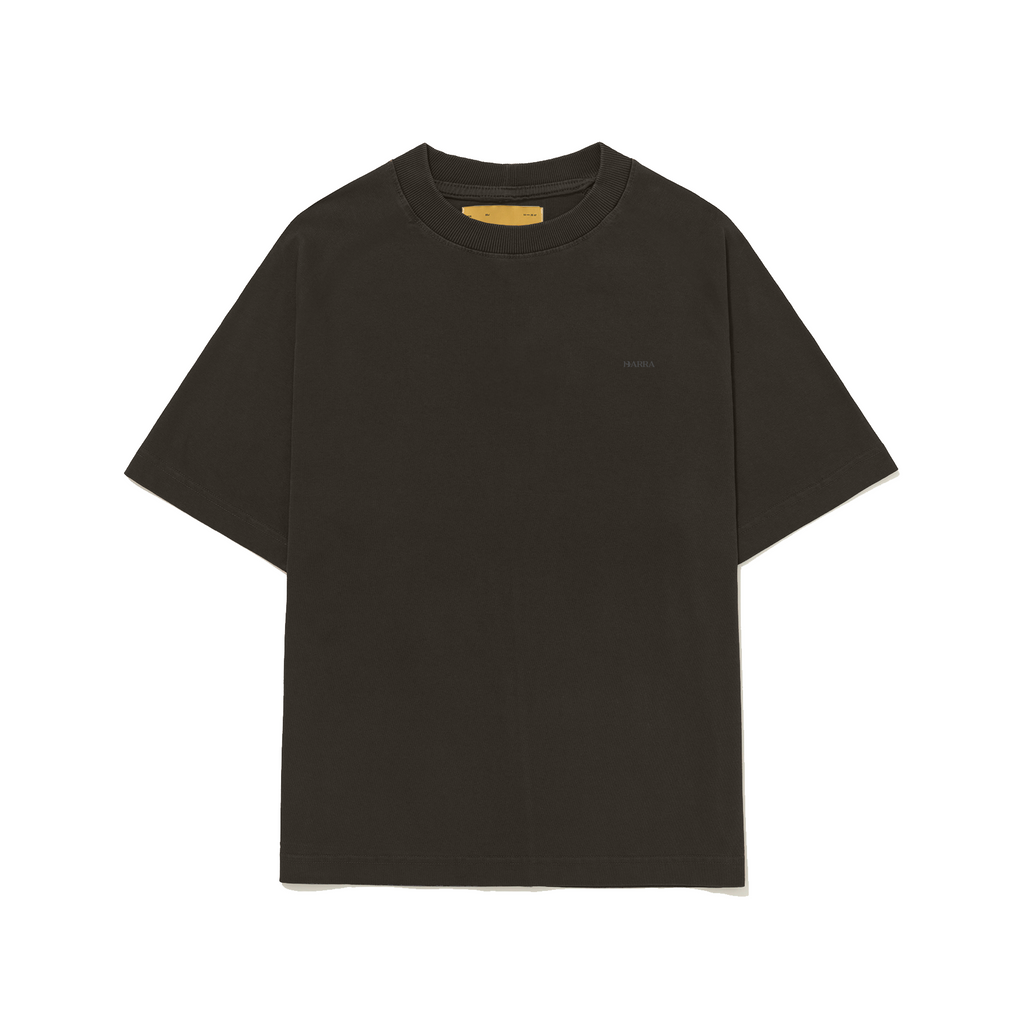 Camiseta Barra Logo Marrom Estonado