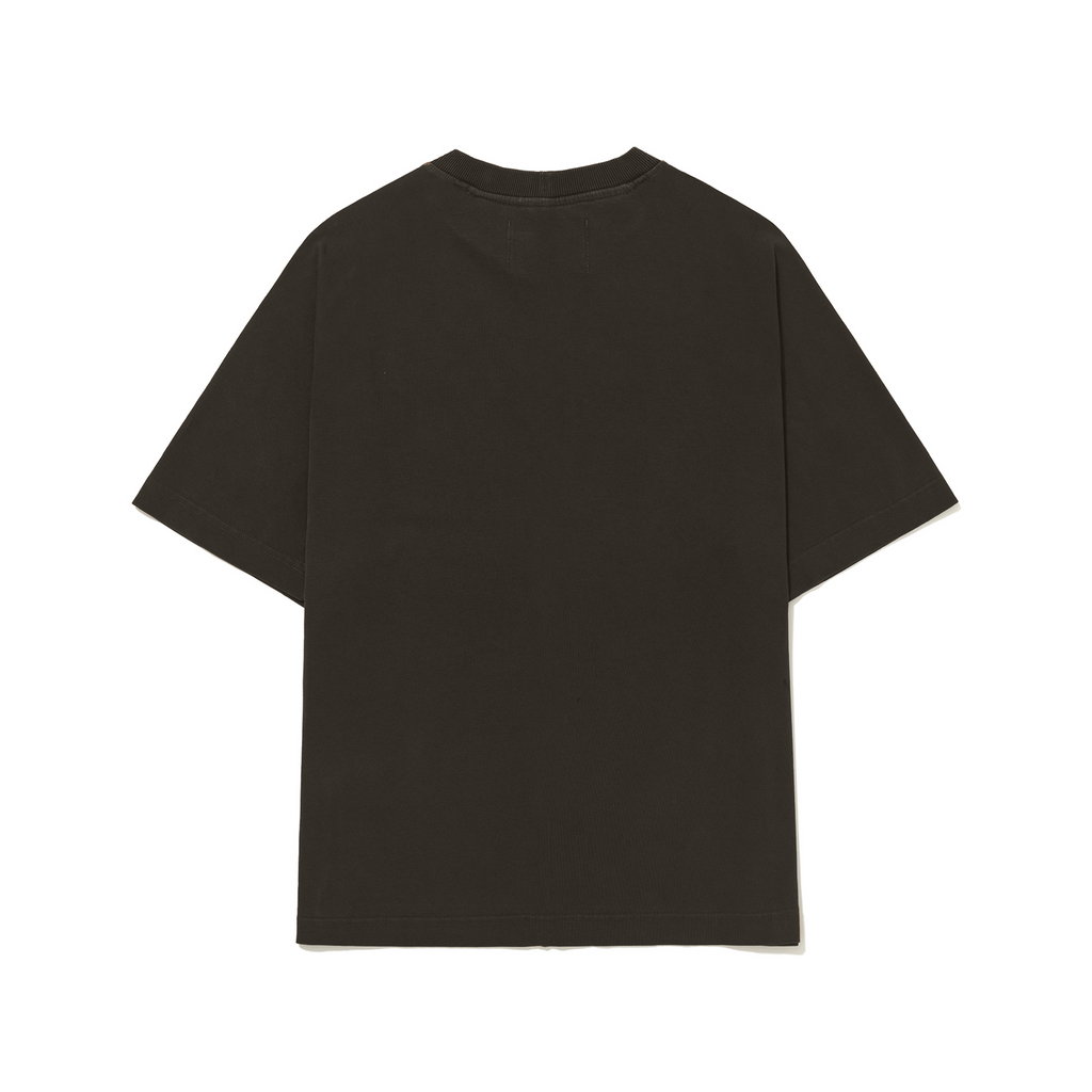 Camiseta Barra Logo Marrom Estonado