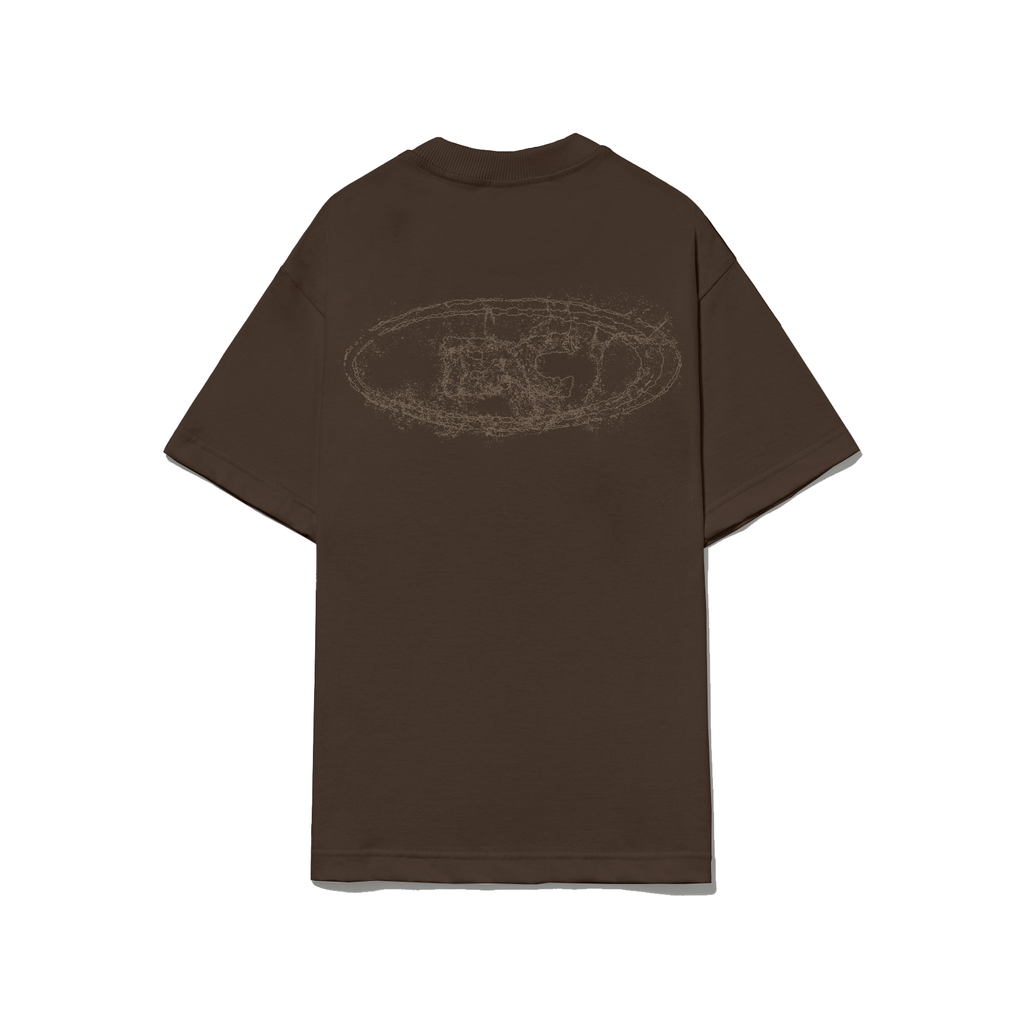 Camiseta Goods Logo Remix Marrom Barra