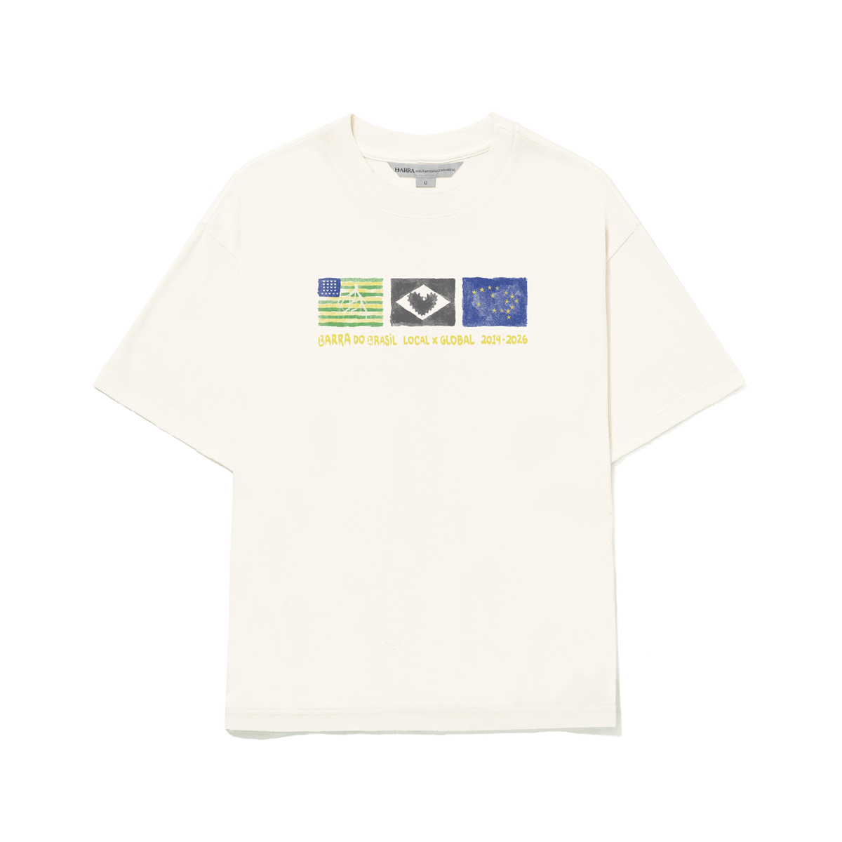 Camiseta Iconografia Branca Barra