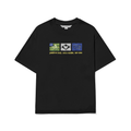 Camiseta Iconografia Preta Barra
