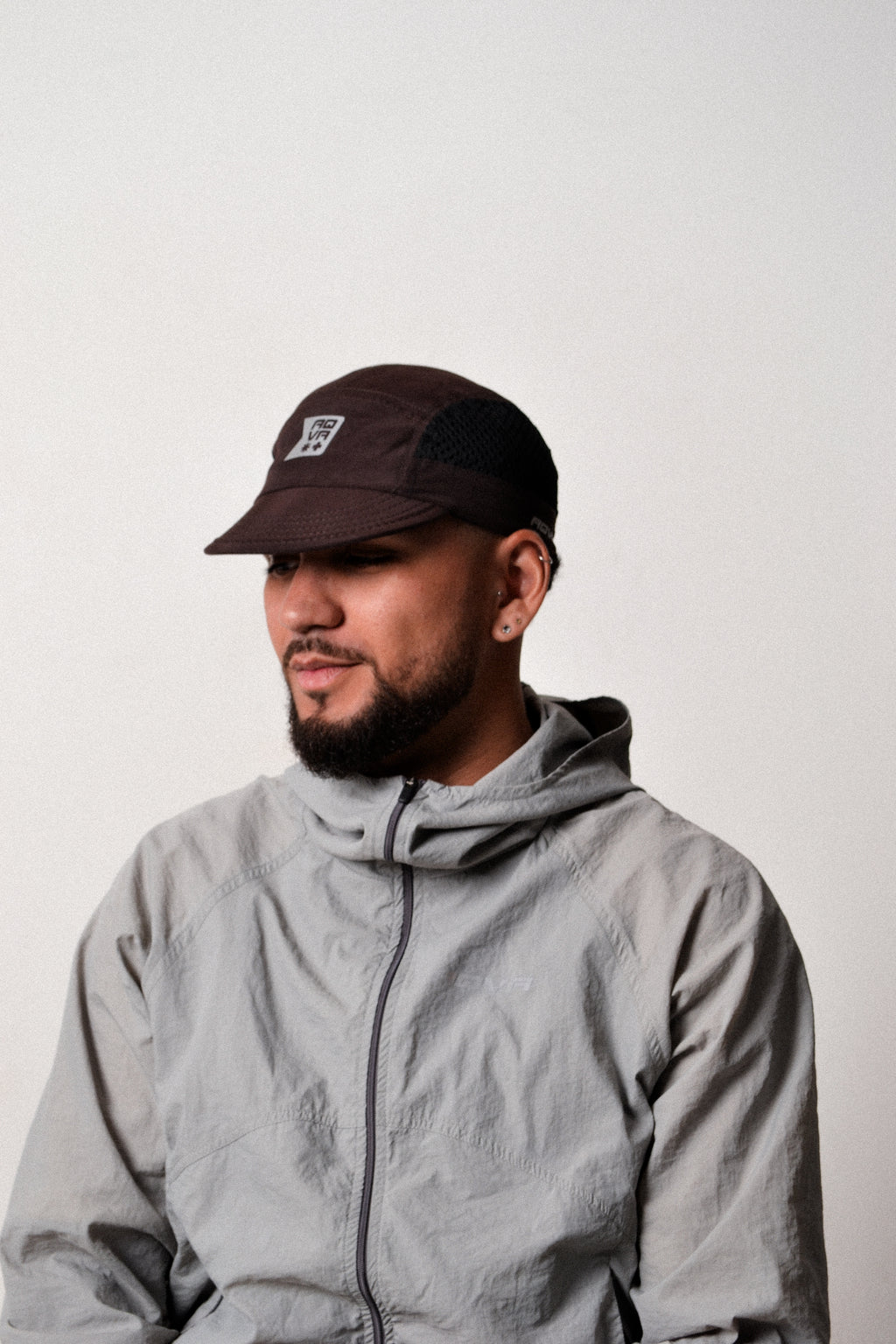 Reflective Sports Cap Brown AQVA
