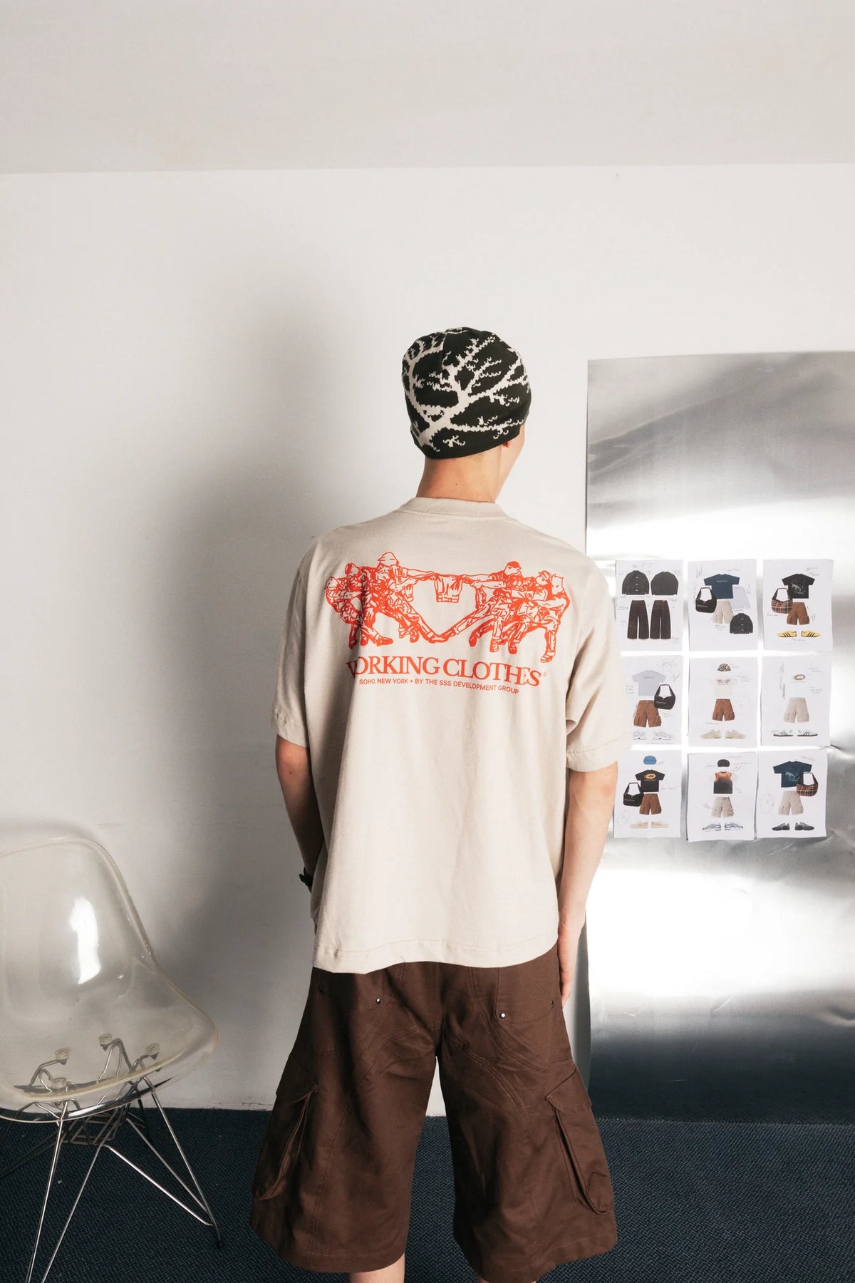 Camiseta Work in Progress Bege Soho