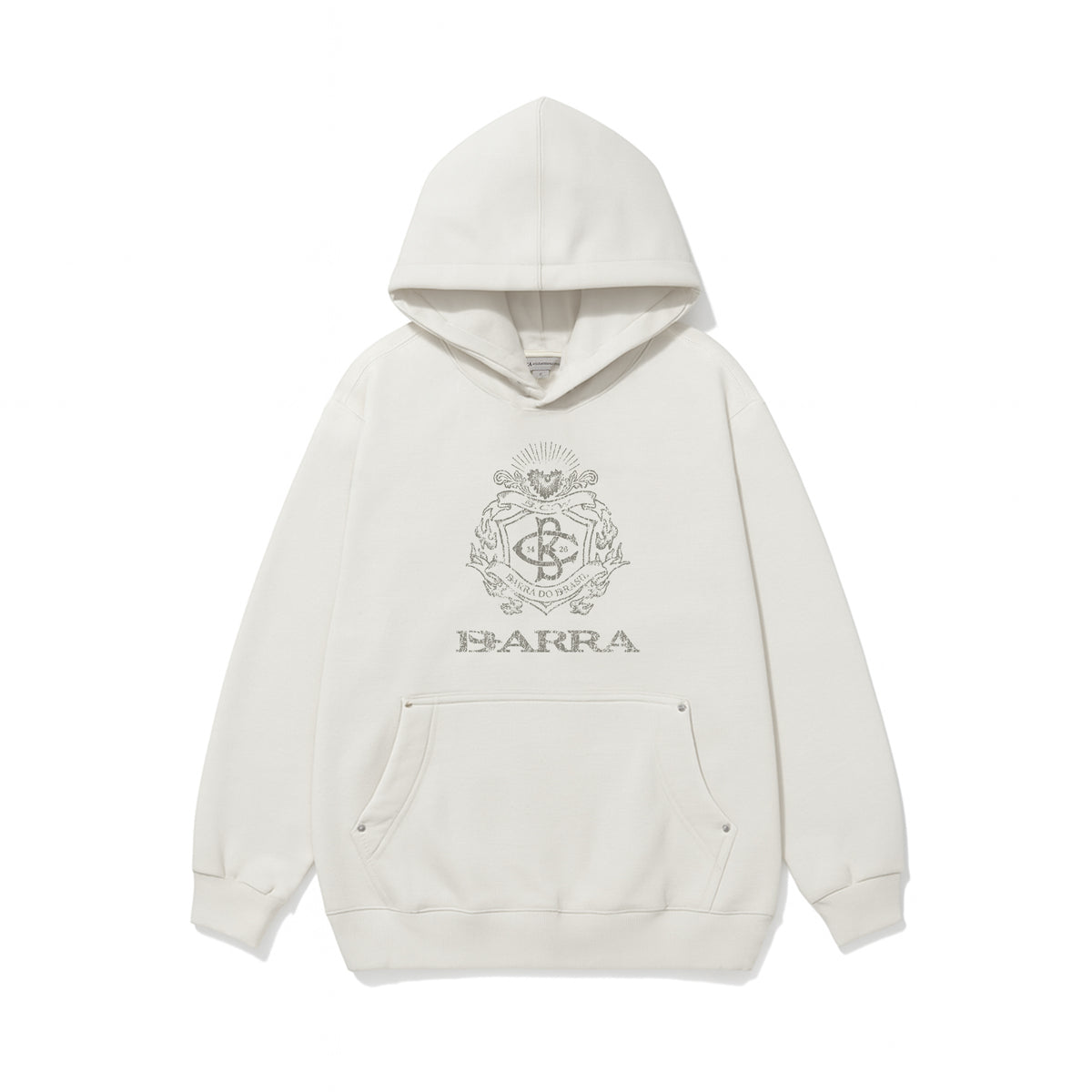 Moletom Brasão Branco Barra