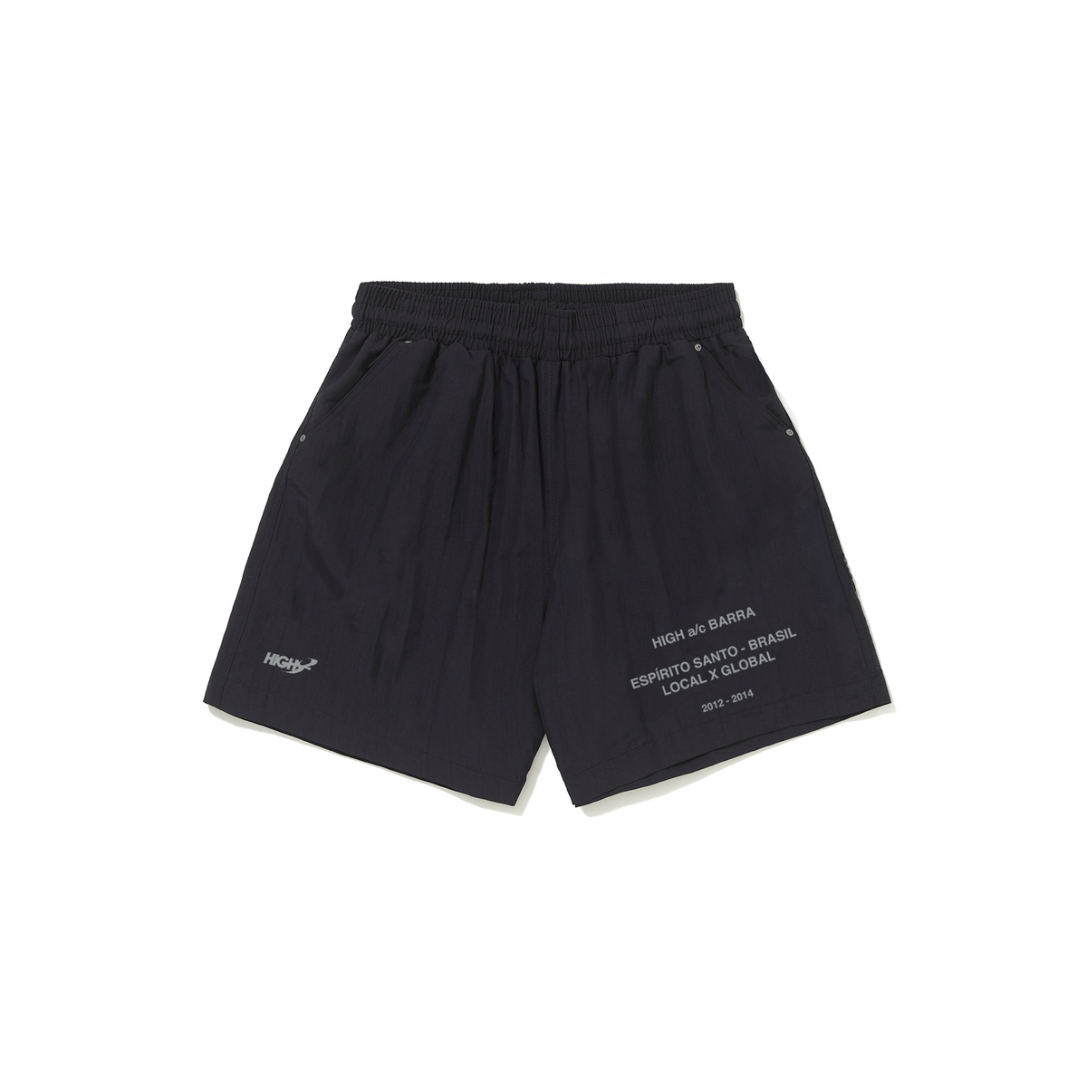Short Preto High a/c Barra