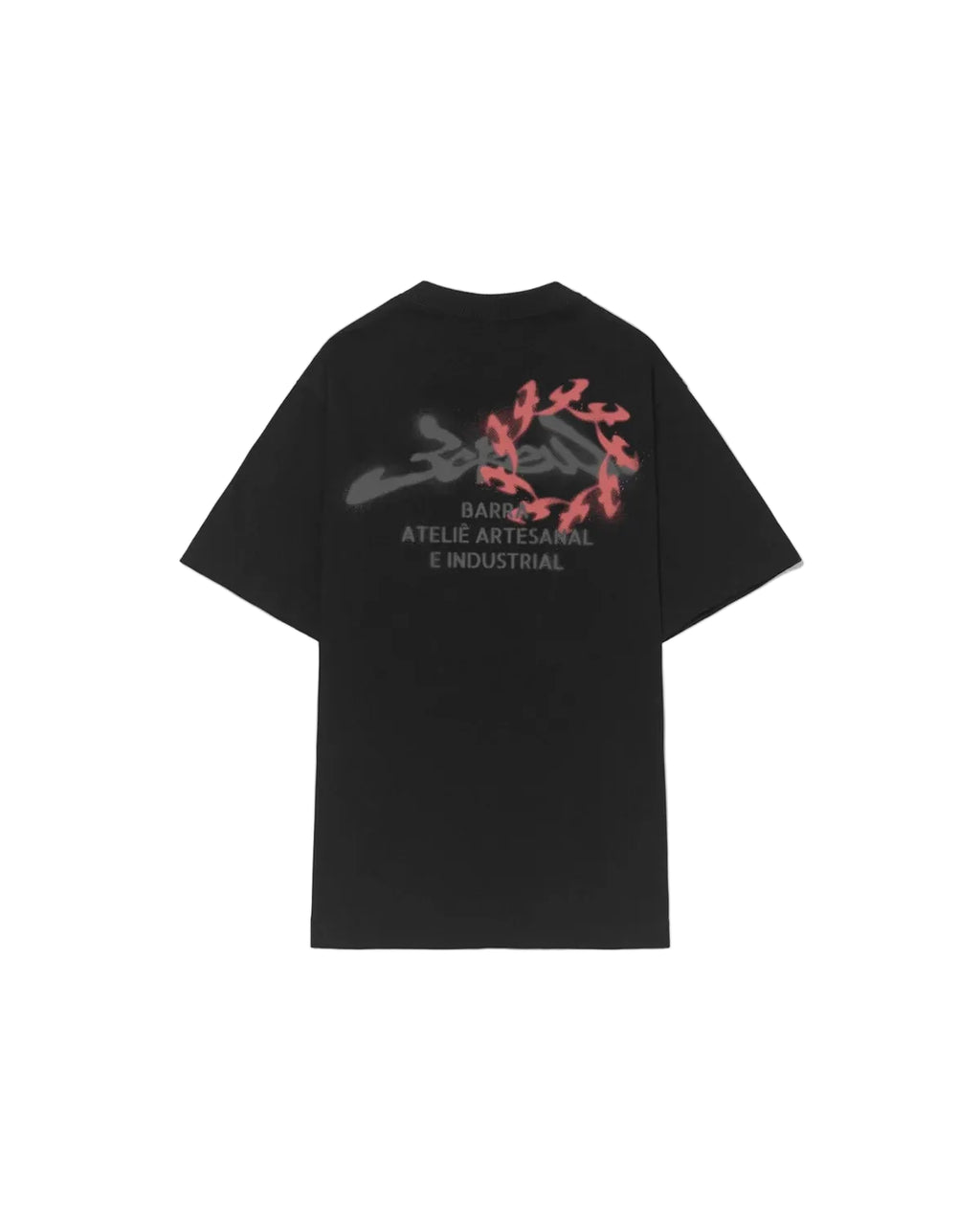 Camiseta Barra Atelie Estencil Preta