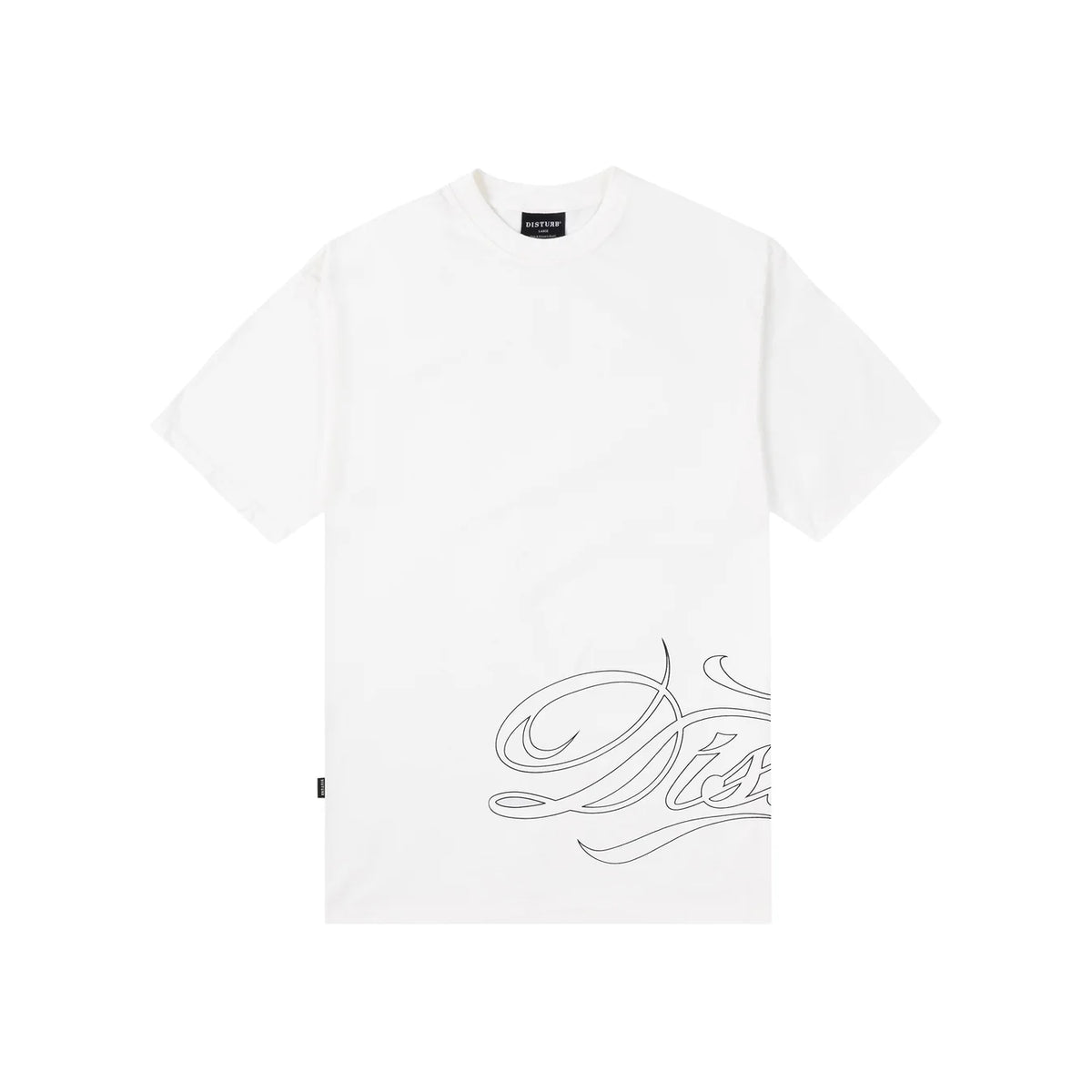 Camiseta Script Off-White Disturb