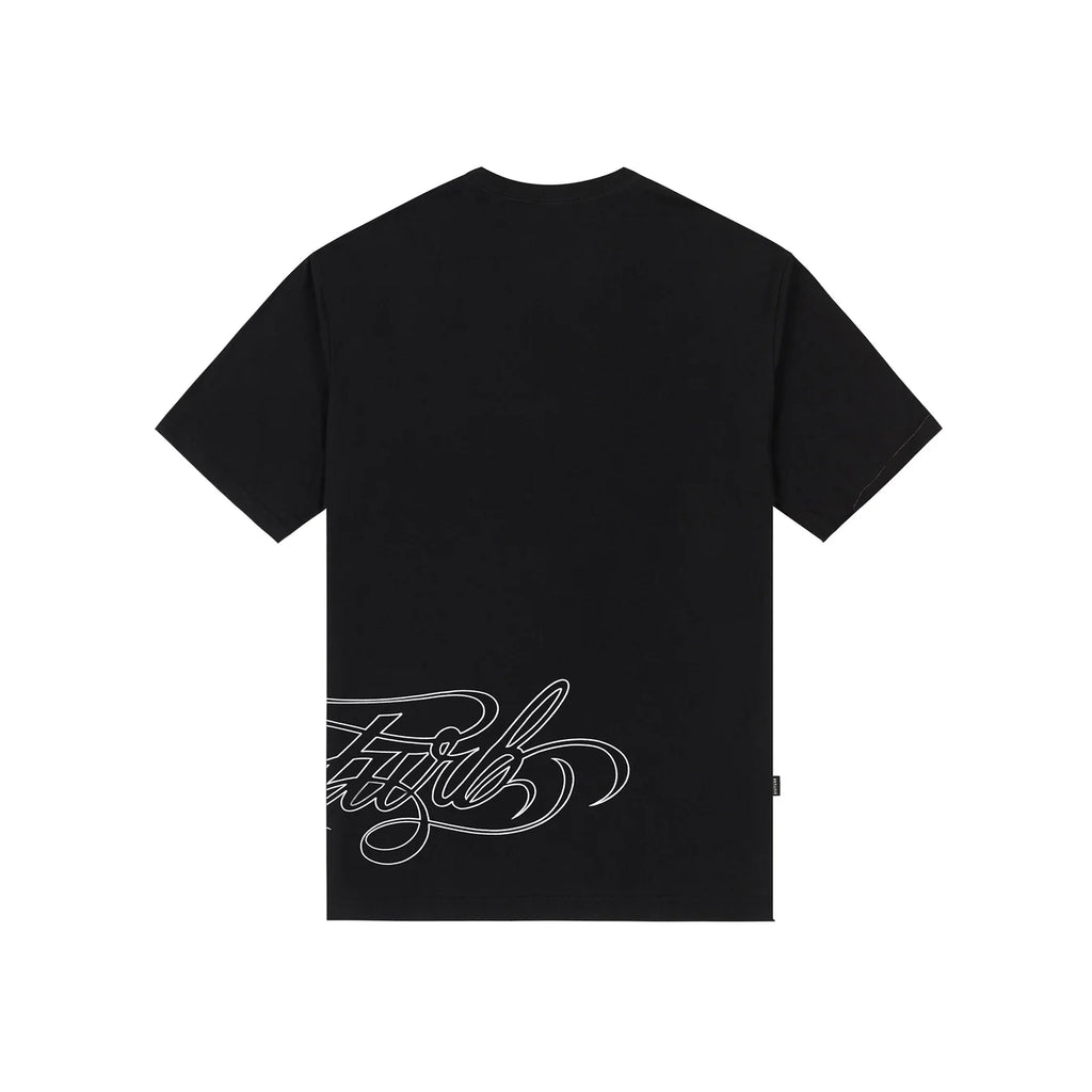 Camiseta Script Preta Disturb