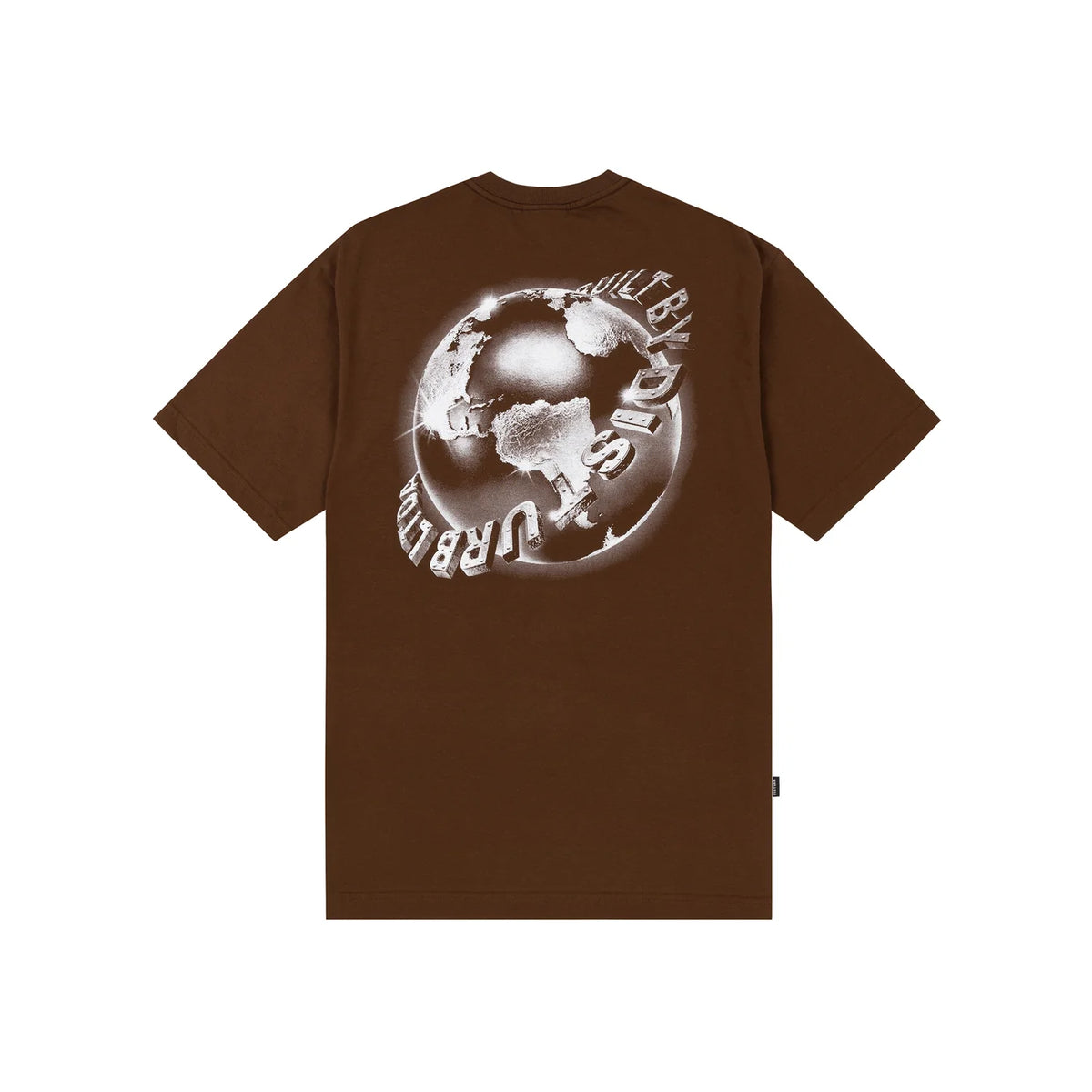 Camiseta Built By Disturb Marrom