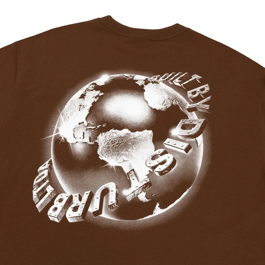 Camiseta Built By Disturb Marrom