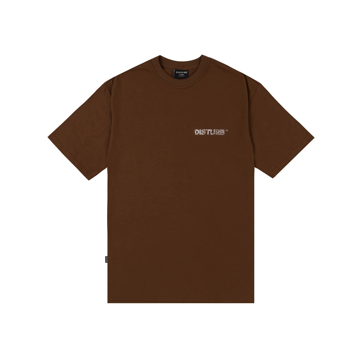Camiseta Built By Disturb Marrom