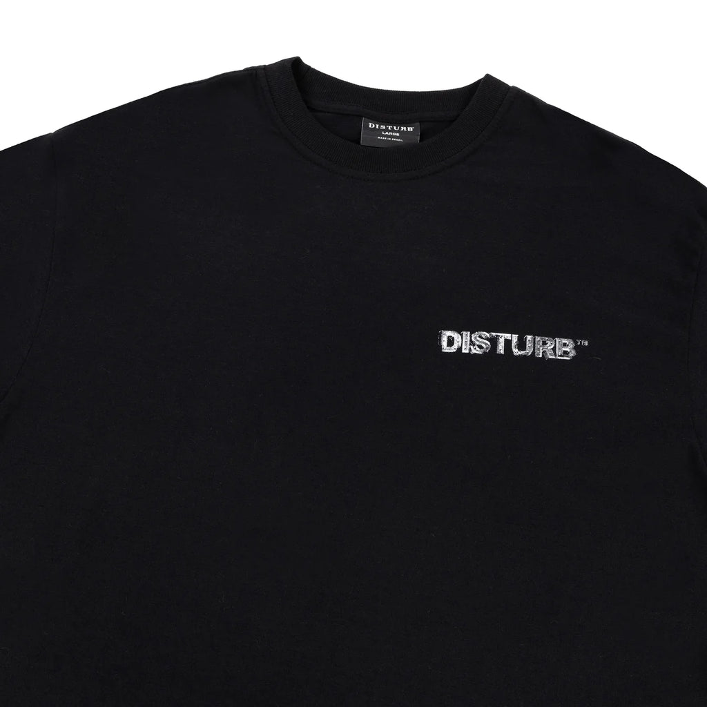 Camiseta Built By Disturb Preta