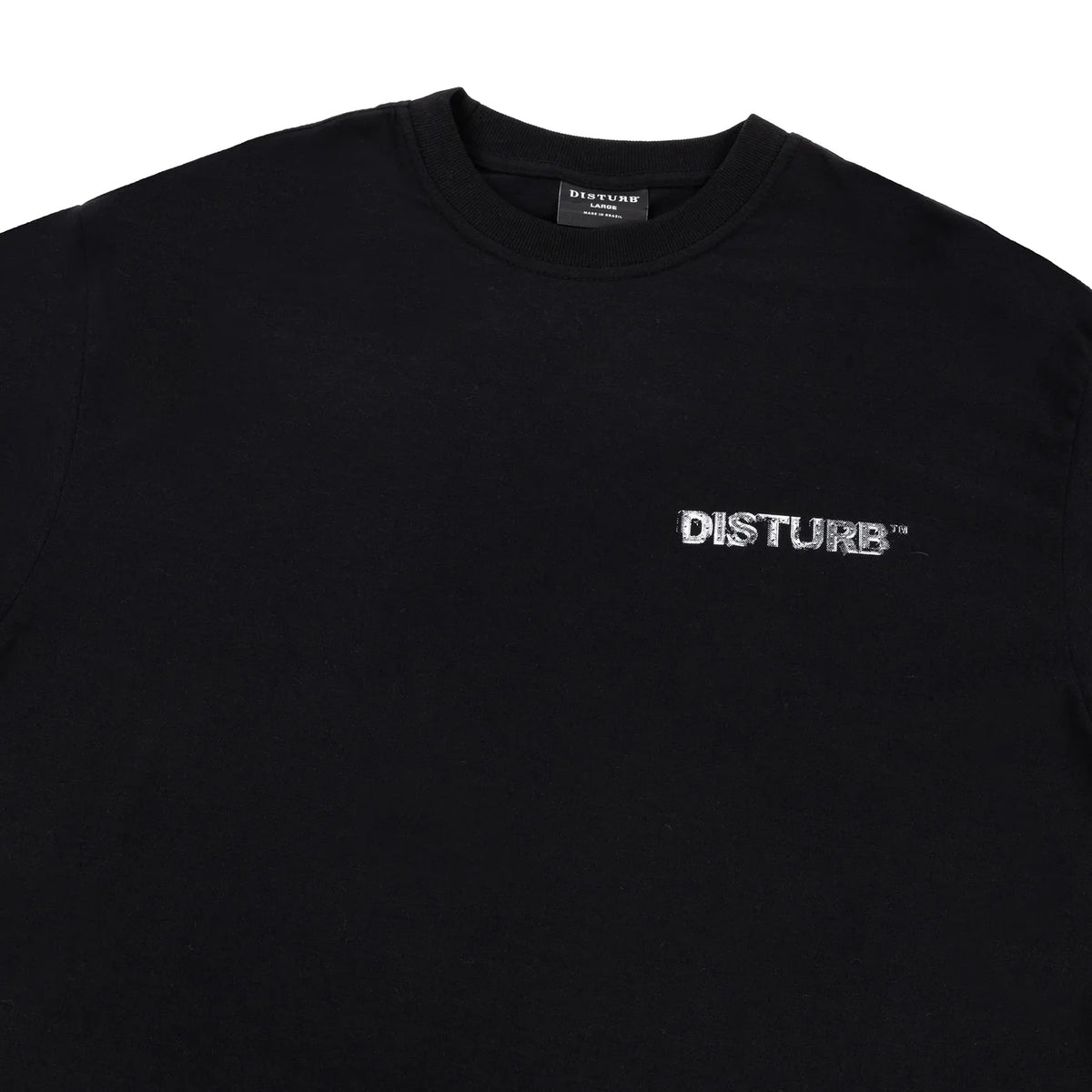 Camiseta Built By Disturb Preta