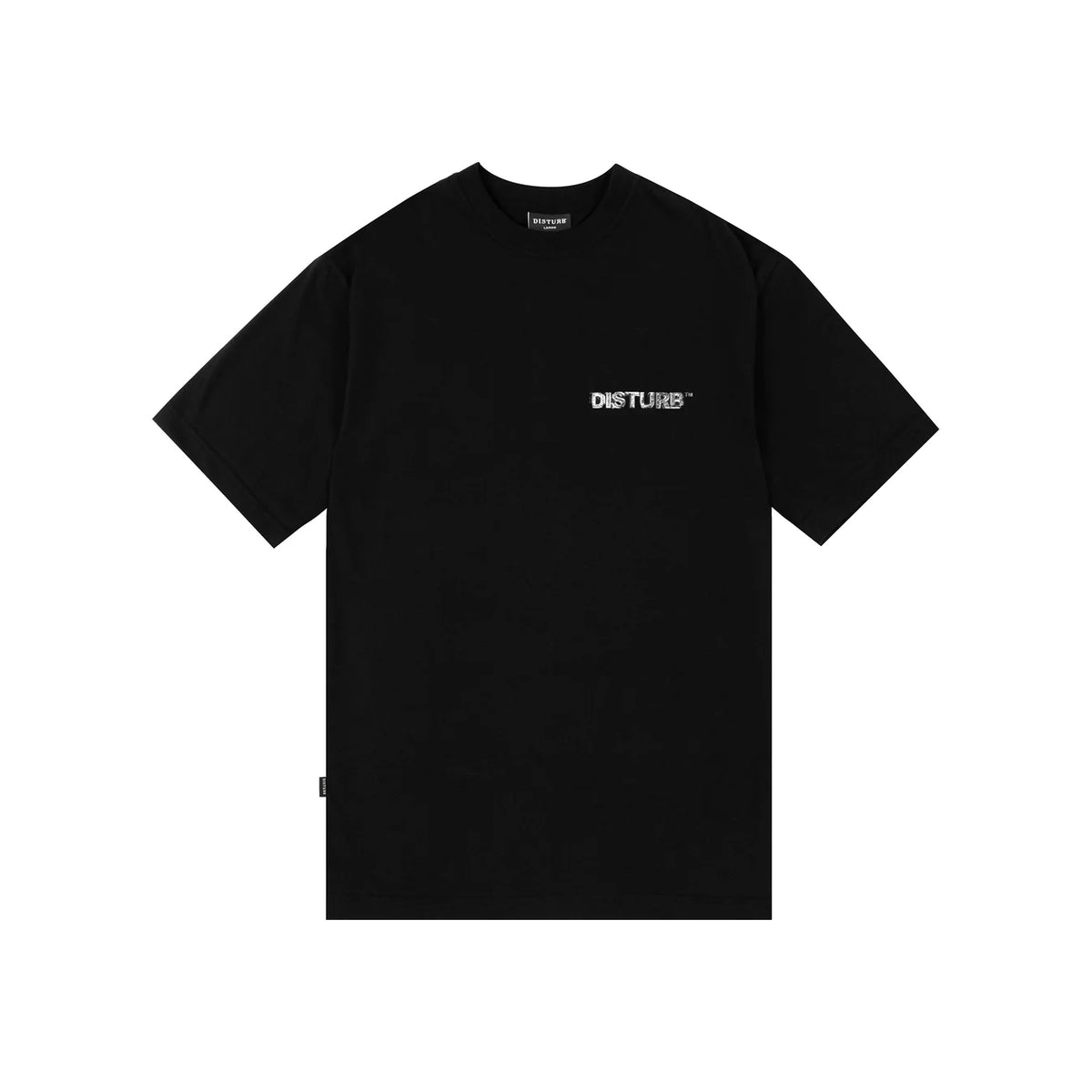 Camiseta Built By Disturb Preta