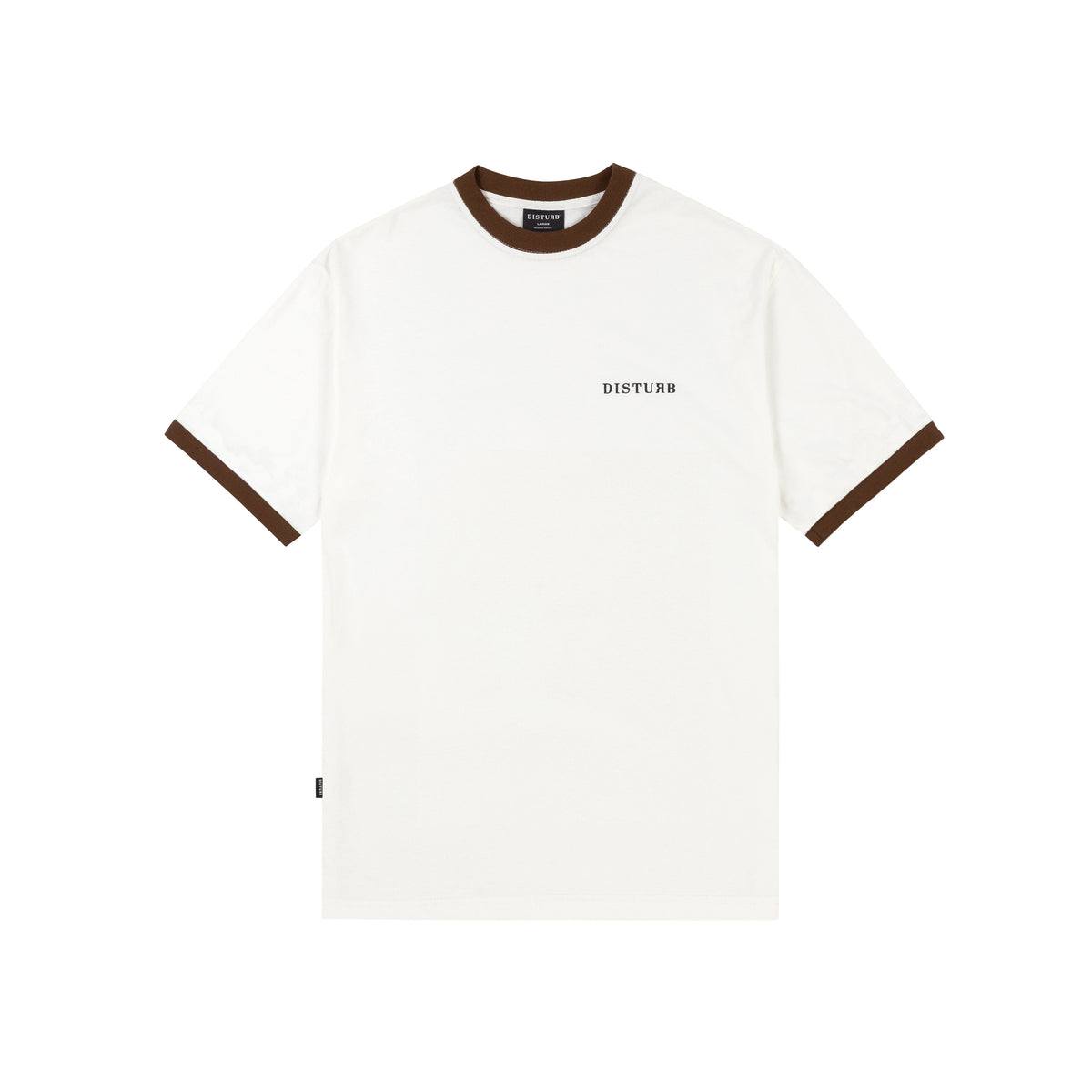 Camiseta Ringer Off-White Disturb