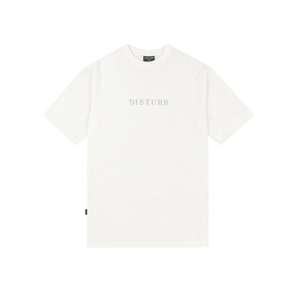 Camiseta Studded Logo Off-White Disturb