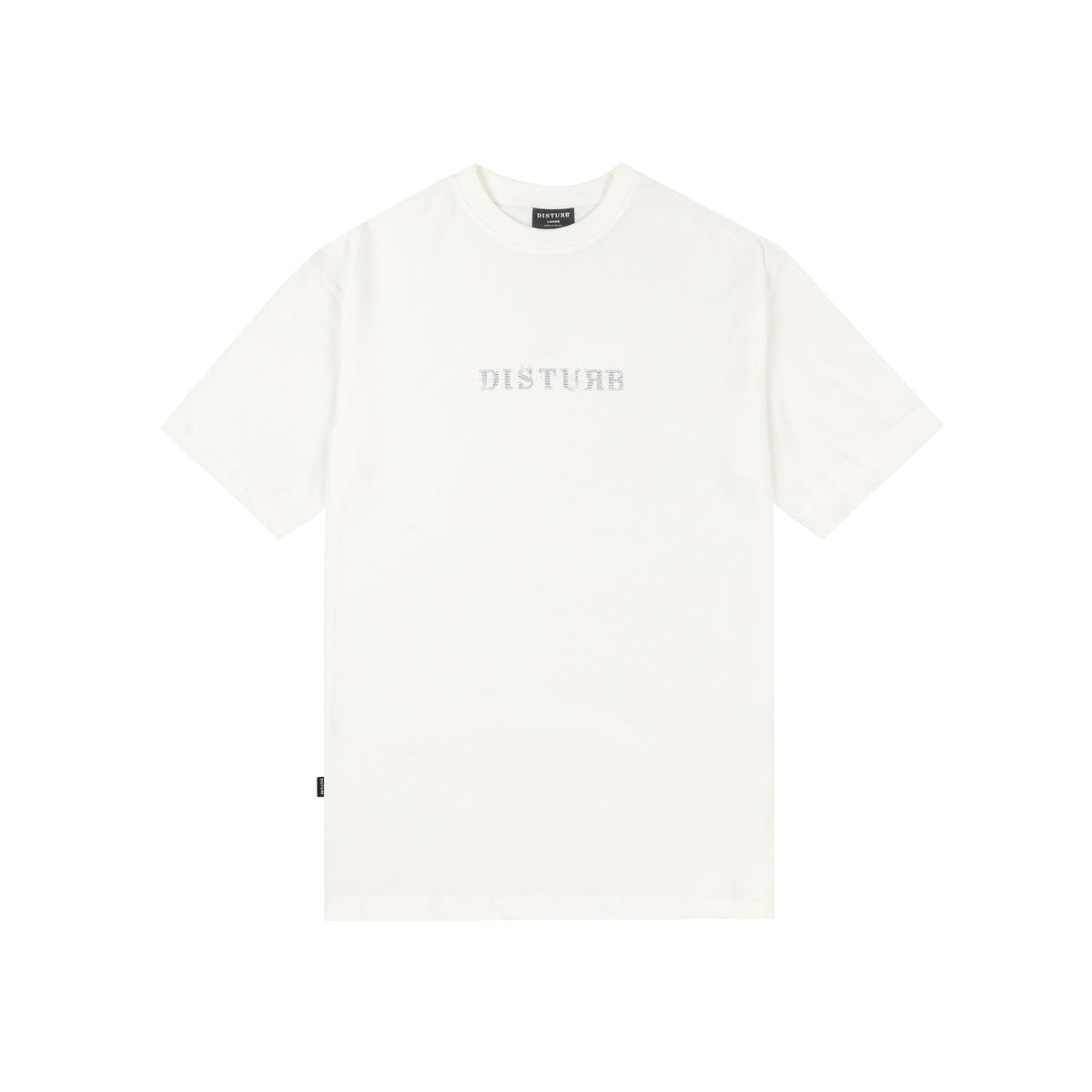 Camiseta Studded Logo Off-White Disturb