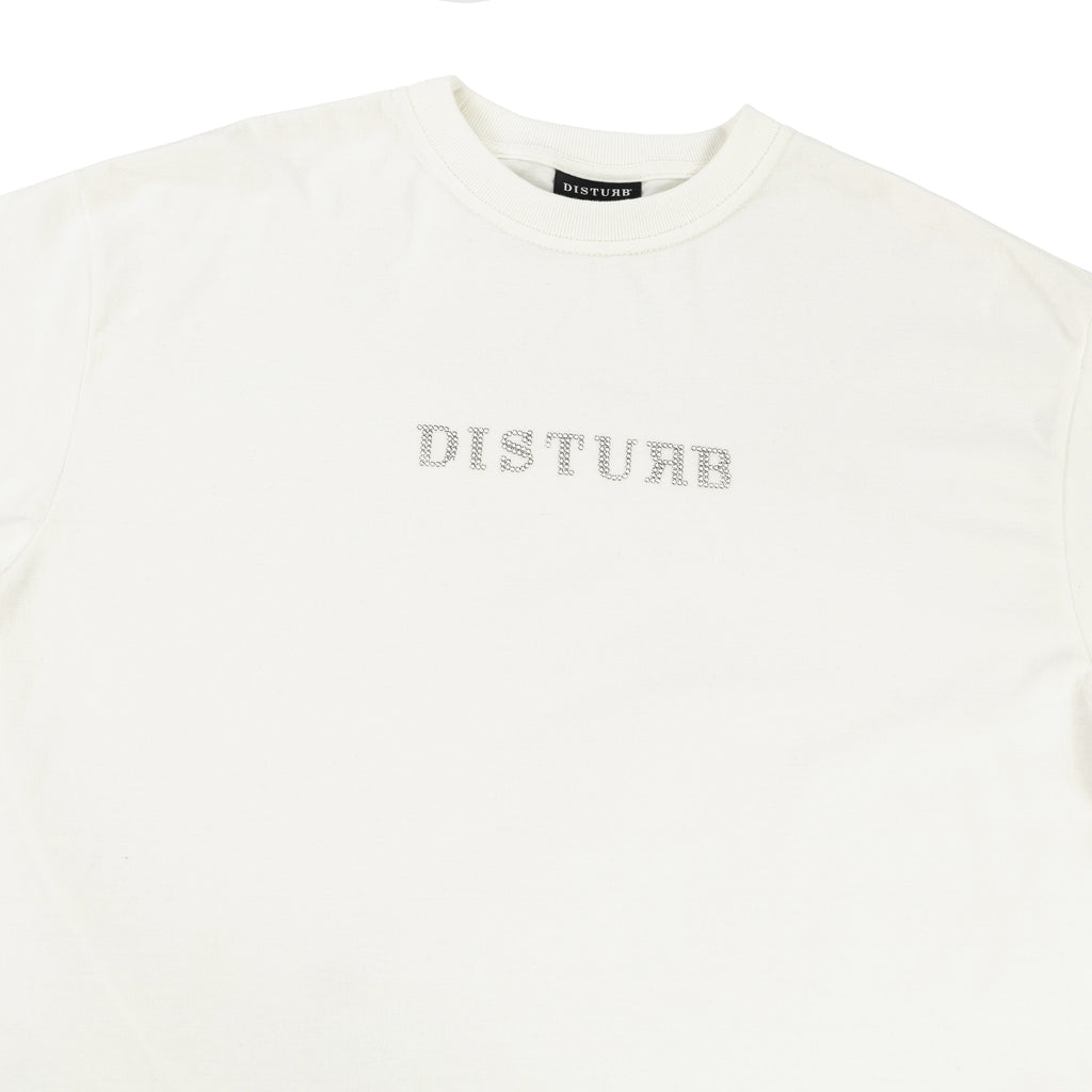 Camiseta Studded Logo Off-White Disturb