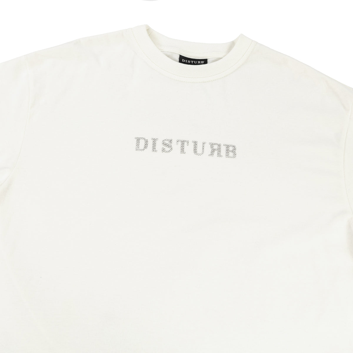 Camiseta Studded Logo Off-White Disturb