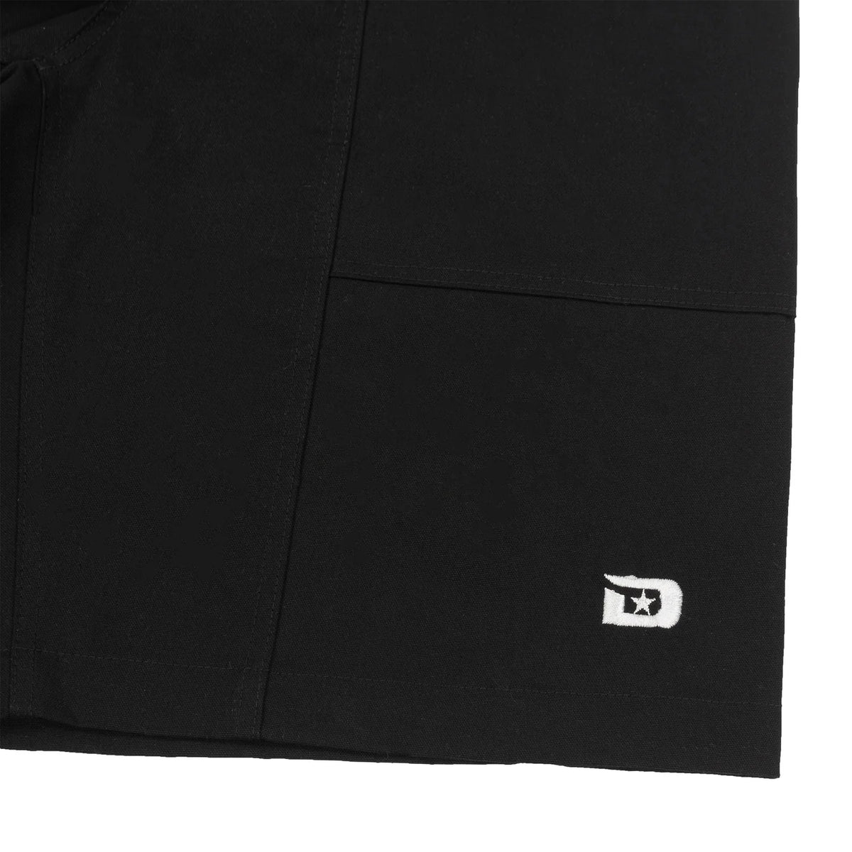 Wide Twill Shorts Preto Disturb