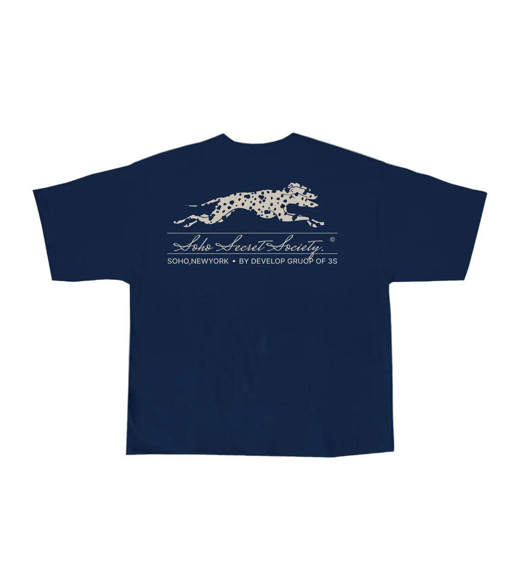 Camiseta Dalmatian Azul Marinho Soho