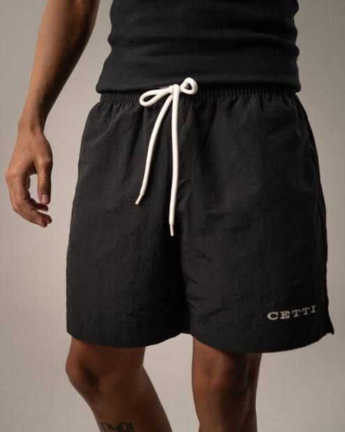 Shorts Logo Preto Cetti