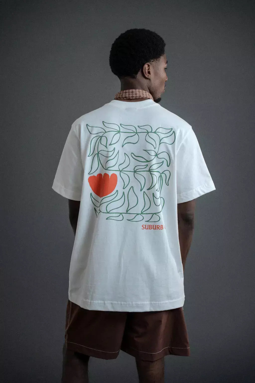 Camiseta Flowers Off-White Suburb