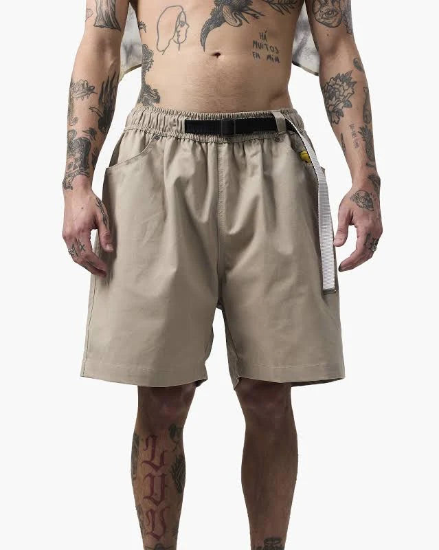 Shorts Sarja Tech Bege Barra